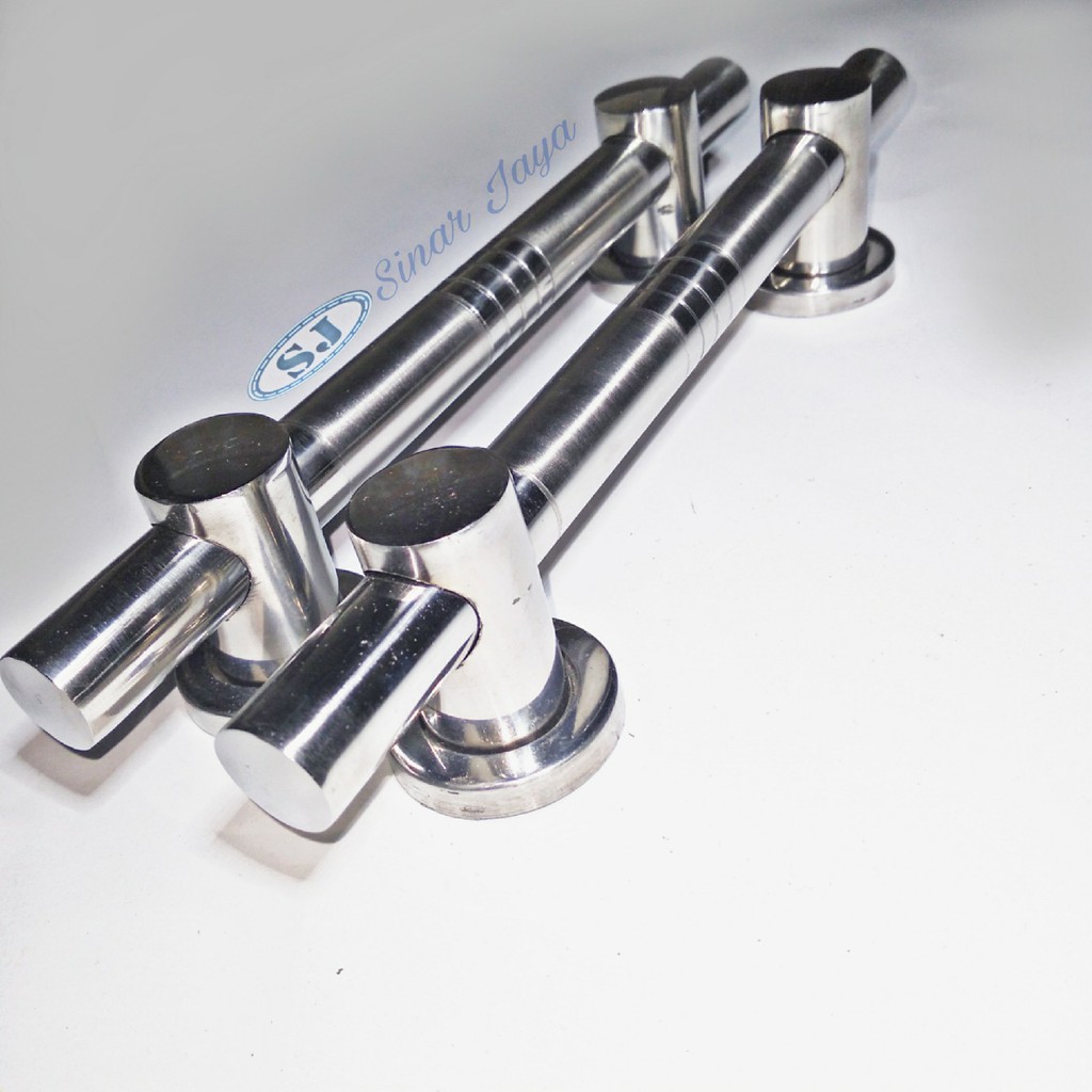 handle pintu rumah minimalis gagang tarikan pintu pvc aluminium lemari panjang 25cm