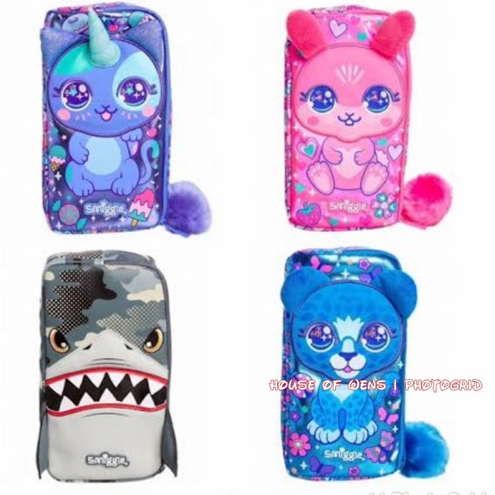 

(BISA COD) SMIGGLE BUDZ PENCIL CASE - TEMPAT PENSIL SMIGGLE ORIGINAL - Cat