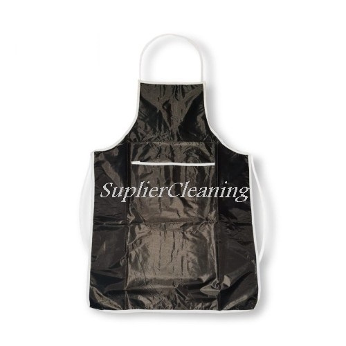 Celemek Masak Apron Warna Hitam Anti Air