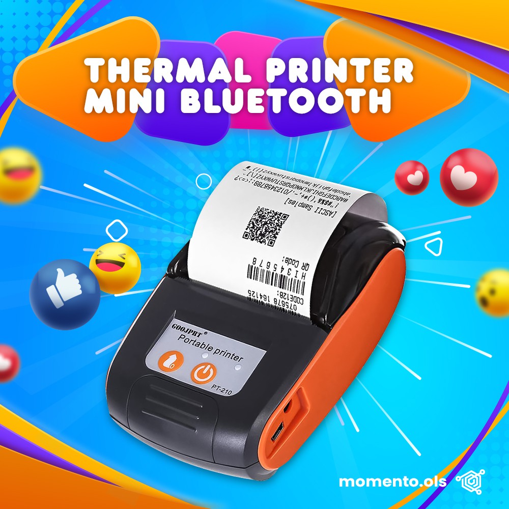 Printer Mini Bluetooth Murah Printer Thermal Bluetooth Printer Kasir PPOB 58mm