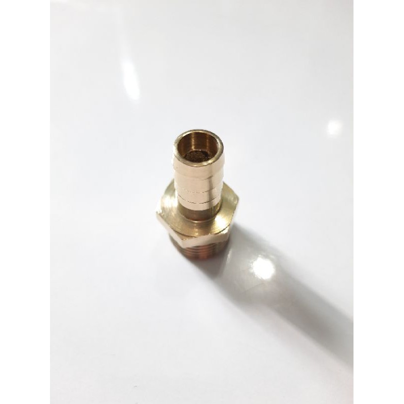 Nepel selang 1/2&quot; × 1/2&quot; KUNINGAN DRAT LUAR