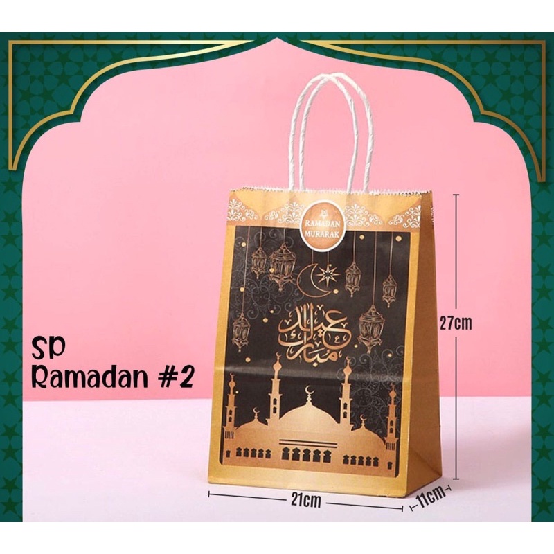 

Paperbag Goodie Bag Edisi Lebaran Idul Fitri Packaging Kado Eid Mubarak