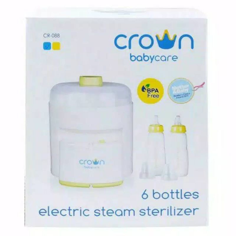 Crown Sterilizer 6 CR088 / Steril Botol Crown CR 088 GARANSI RESMI CROWN U1