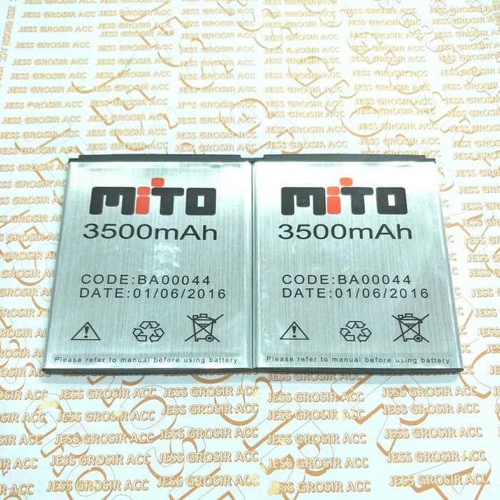 Baterai Battery Batre Double Power MITO A95 , BA-00044 BA00044