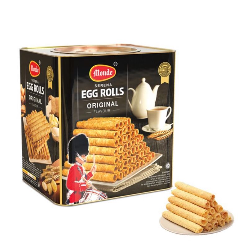 

Monde Serena eggroll kaleng rasa original 300gr/600gr