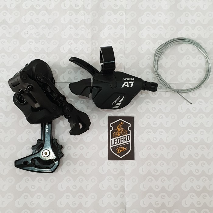 LTWOO Paket RD + Right shifter kanan LTWOO A7 10 Speed Medium Cage