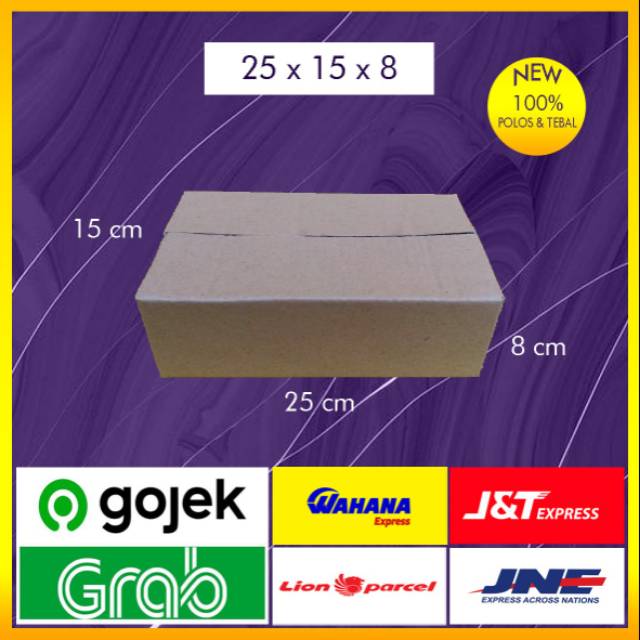 

Kardus Packing 25cmx15cmx8cm