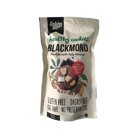 

T20R Biskuit Organik Coklat Almond/Blackmond Ladang Lima Cookie Snack Sehat Ht501Gr