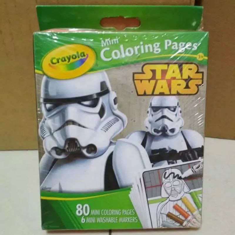 

Crayola mini coloring pages Starwars