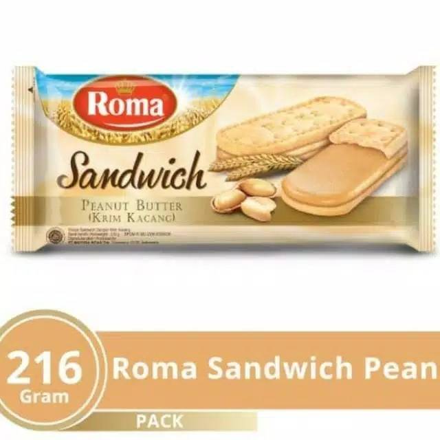 

ROMA SANDWICH PEANUT 216 GRAM