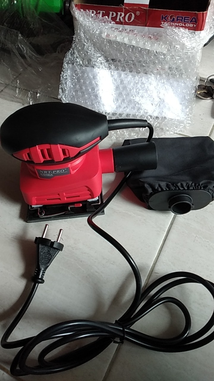 Mesin Amplas Kayu 180watt Sander Square Orbital  Nrt  Pro 920 Hd/ Mesin Penghalus Kayu