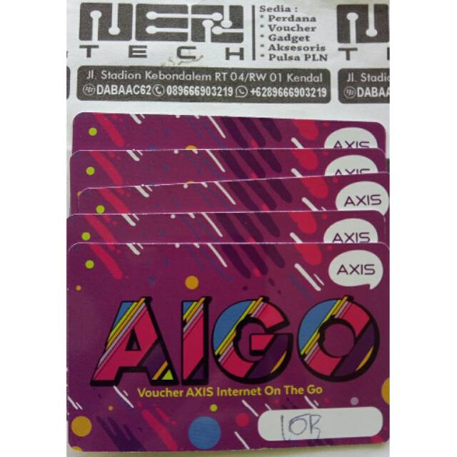 Kirim di chat Voucher aigo axis 1gb kendal salatiga ungaran