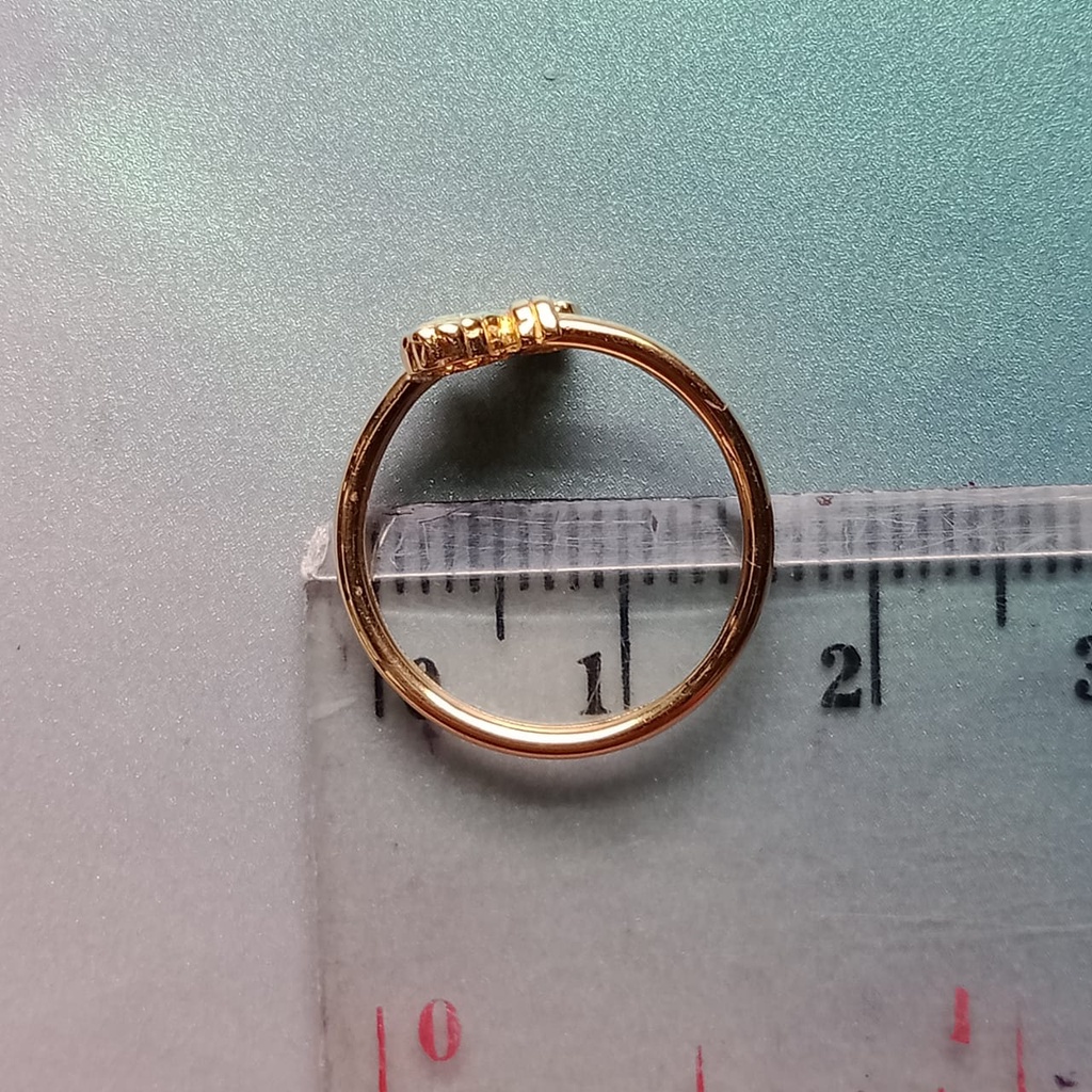 Cincin Emas 17K - 1.35 gr Kadar 750 - 346