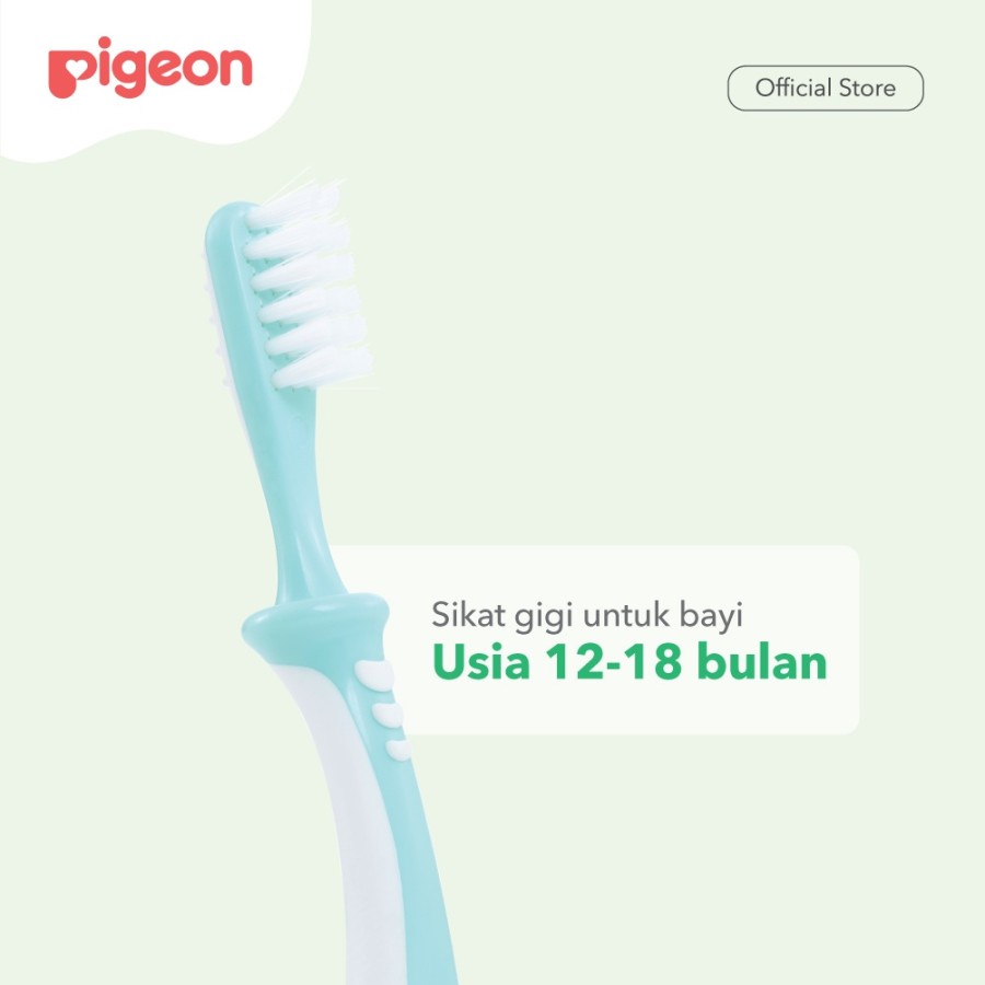 Makassar! Baby Training Toothbrush/ Sikat Gigi Pigeon Lesson 3 12M+