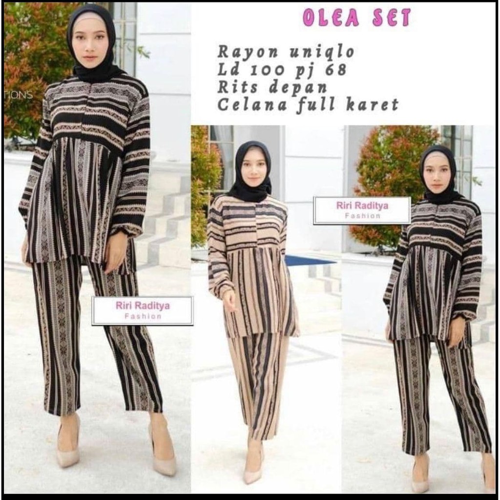 LD 110-+ INDIRA ONE SET OMYRA ONE SET STELAN WANITA HITS