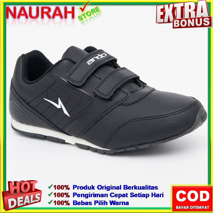 ✨ COD ✔️ SEPATU ANDO PRODIVA &amp; JOLA JUNIOR VELCRO ORIGINAL TK SD SMP SNEAKERS SPORTY PREMIUM KUALITAS IMPORT