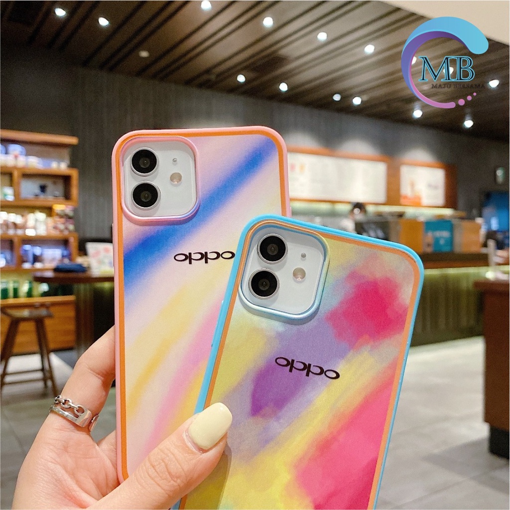 SS044 SOFTCASE RAINBOW OPPO A3S A5S F9 A7 A12 F1S RENO 4 4F 5F A59 A94 A11k A39 A71 A83 F5 F7 YOUTH MB2242