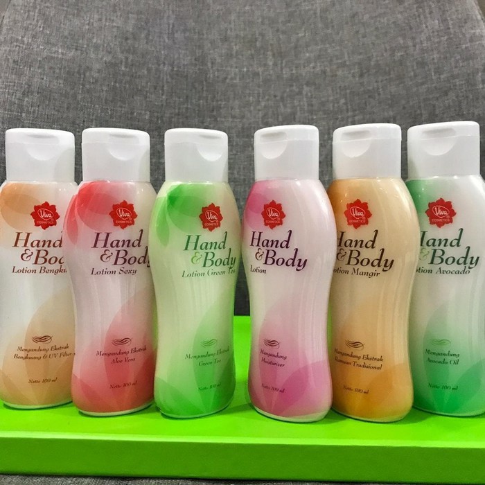VIVA Hand Body Lotion 100ml Original, Bengkuang, Mangir, Lotion Sexy