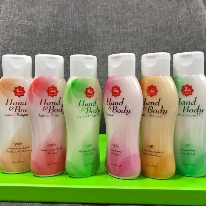 VIVA Hand Body Lotion 100ml Original, Bengkuang, Mangir, Lotion Sexy