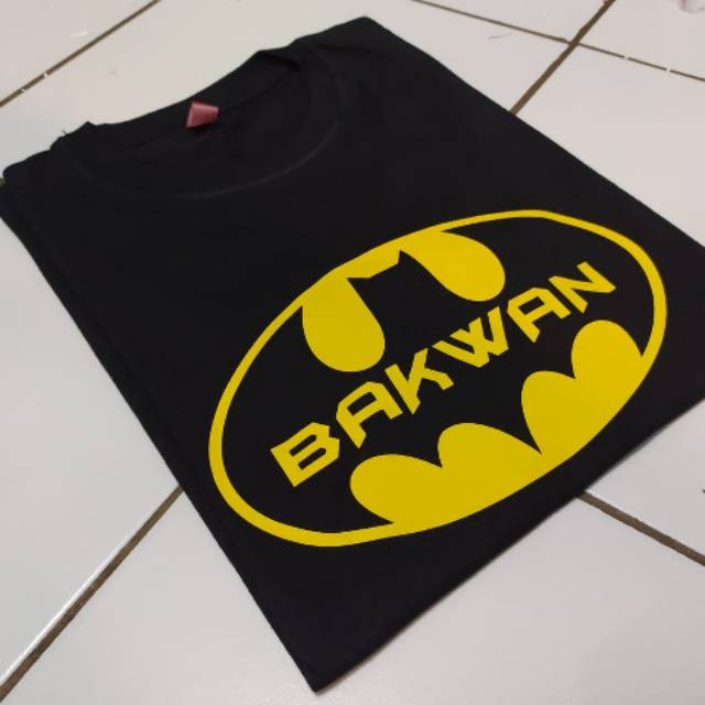 Kaos t-shirt kaos murah kaos sablon kaos satuan kaos bakwan/batman