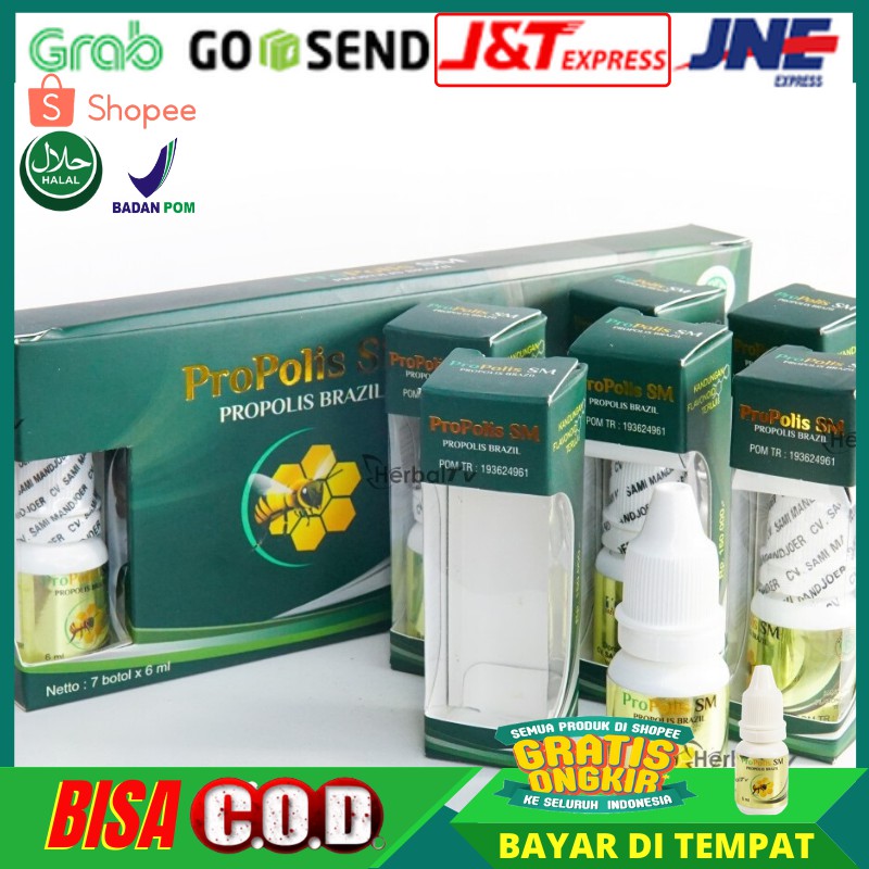 Propolis SM Brazillian Obat Tetes Telinga, Obat Tetes Kuping , Obat Tetes Congek / Curek Bernanah