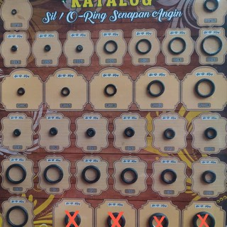 Jual Seal Sil Oring Sperpart angin Seal karet Murah SNO - 0704