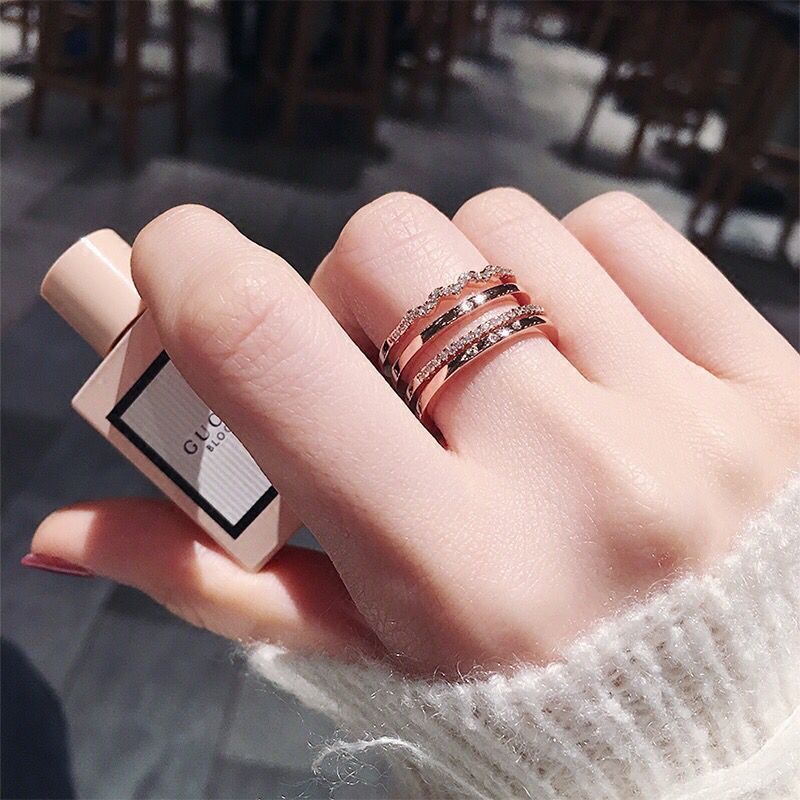 Cincin wanita fashion korea anti karat PJC00111