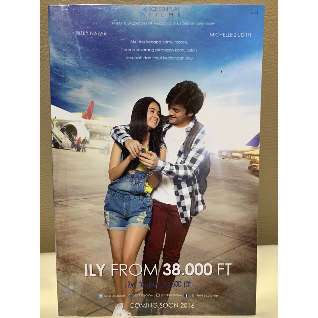 Buku Novel ILY From 38.000 Ft - Tisa Ts & Stanley Meulen