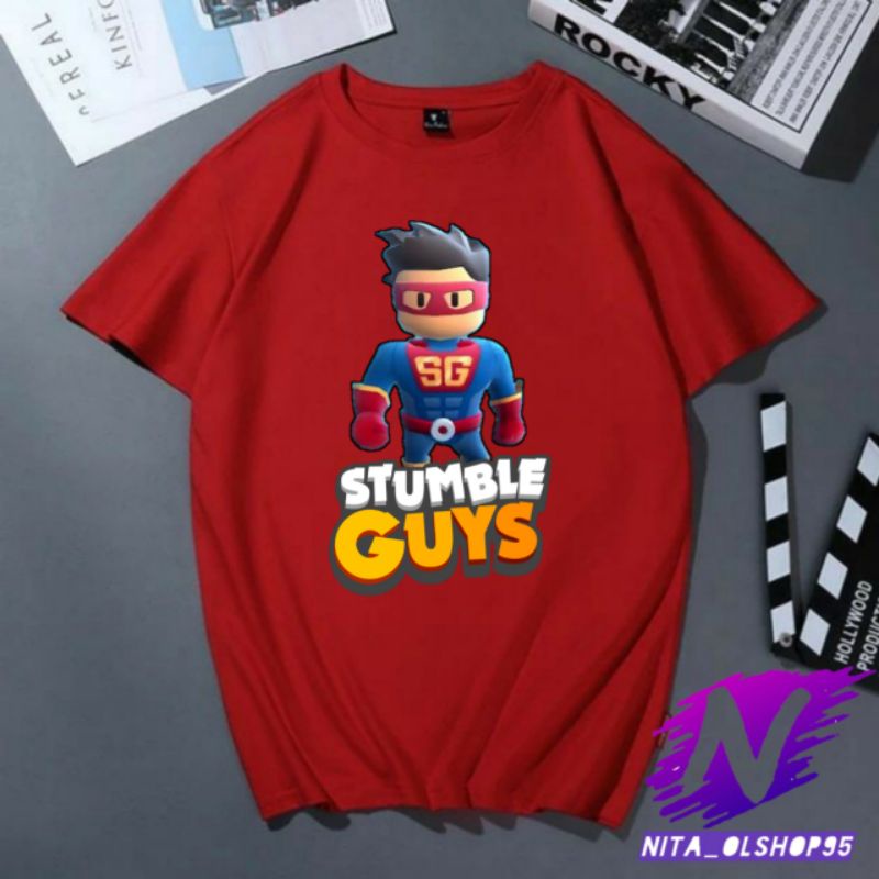 stumble guys sg baju anak stumble guys kaos atasan anak stumble guys SG karakter