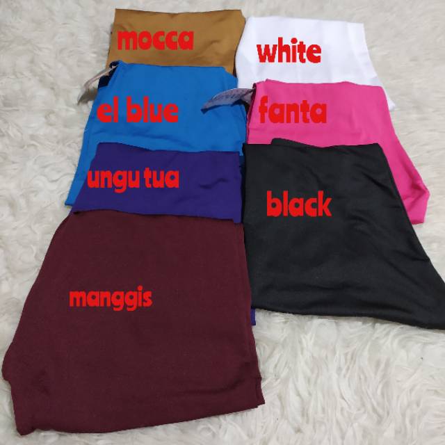 celana legging wanita bahan jersey