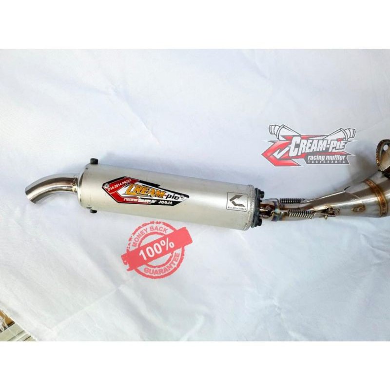 Knalpot Creampie FIZ R UNDERBONE STAINLESS