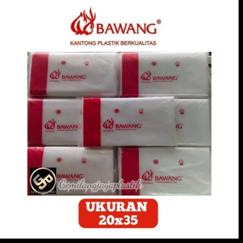 PLASTIK PE BAWANG / PLASTIK ES /PLASTIK GULA / PLASTIK MINYAK 10x20 , 12x25 , 15x30 , 20x35