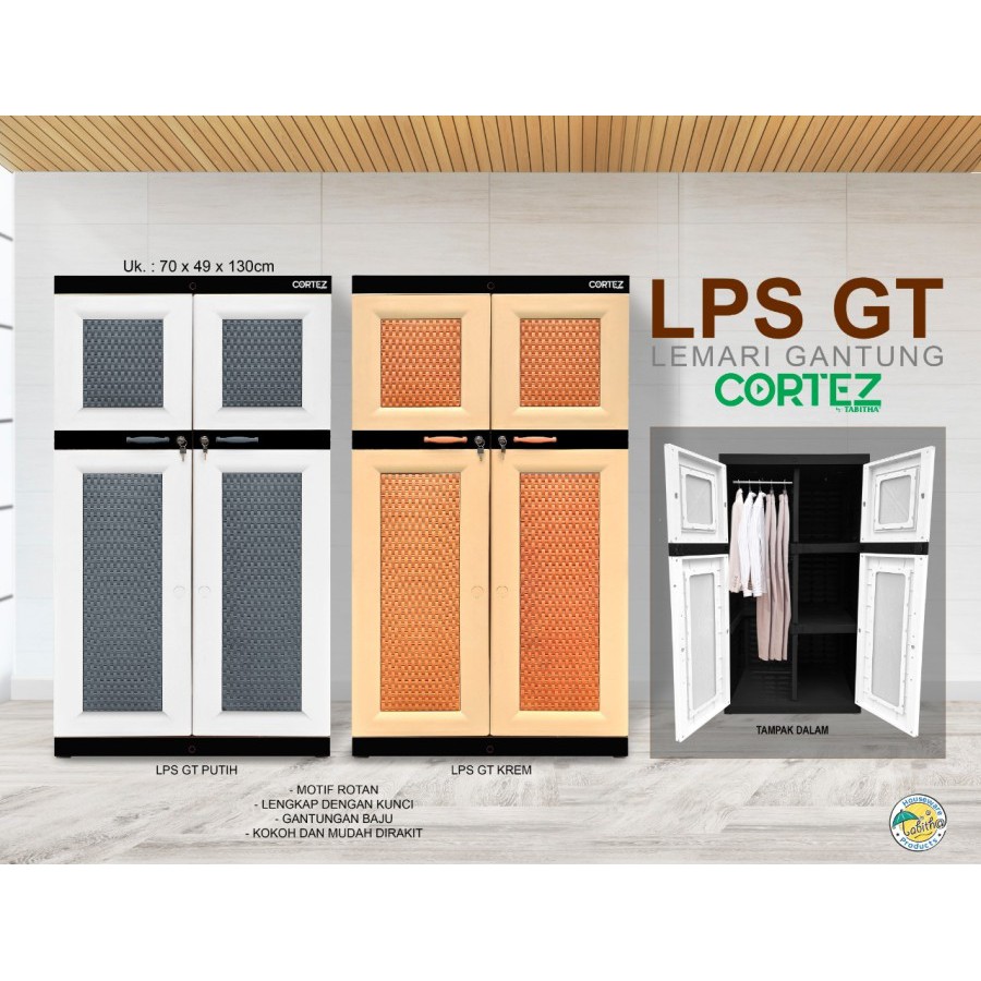 Tabitha Lemari Plastik gantung Cortez LPS GT