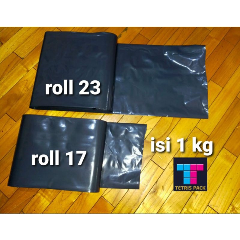 plastik packing hitam roll kwalitas super