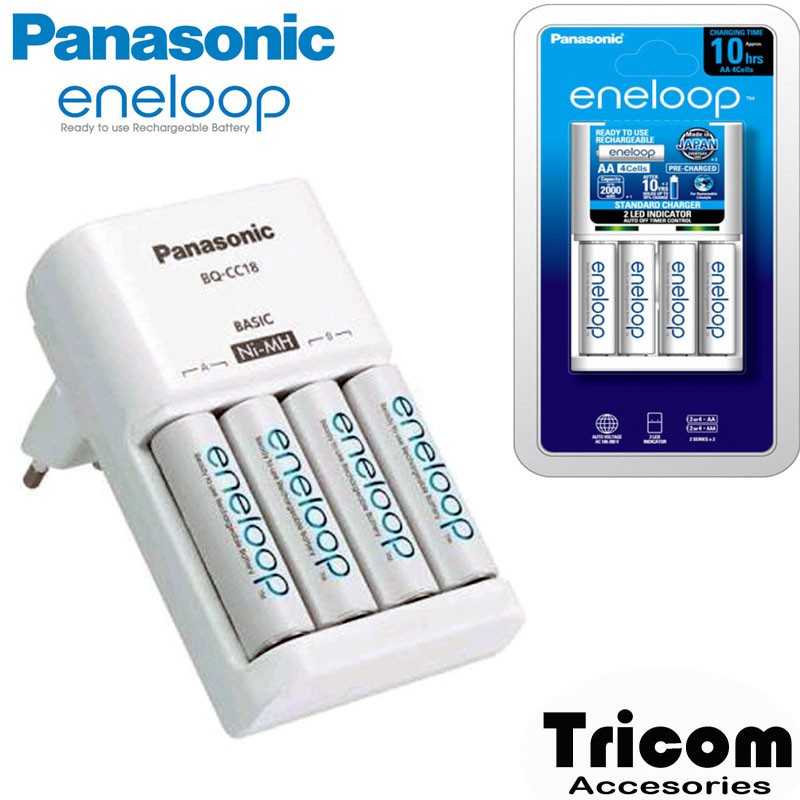 Panasonic Eneloop Charge + 4pcs AA eneloop Battery 1900mAh