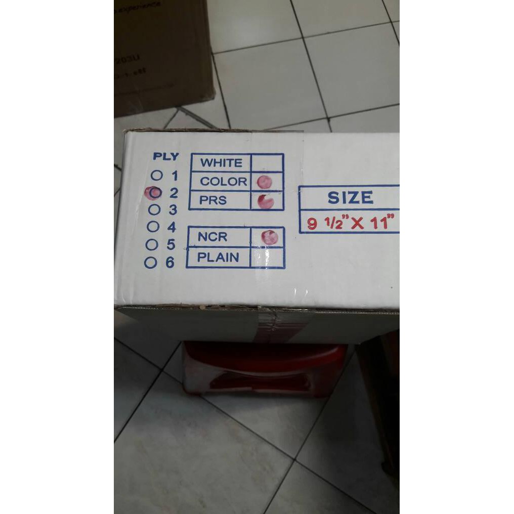 

Kertas Continuous Form Rangkap 2 bagi 2