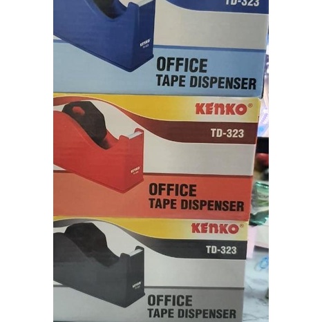 

❀ Tape Dispenser Tempat Isolasi Besar Kecil Joyko TD-103 Tajam Dual Core - kenko ♩