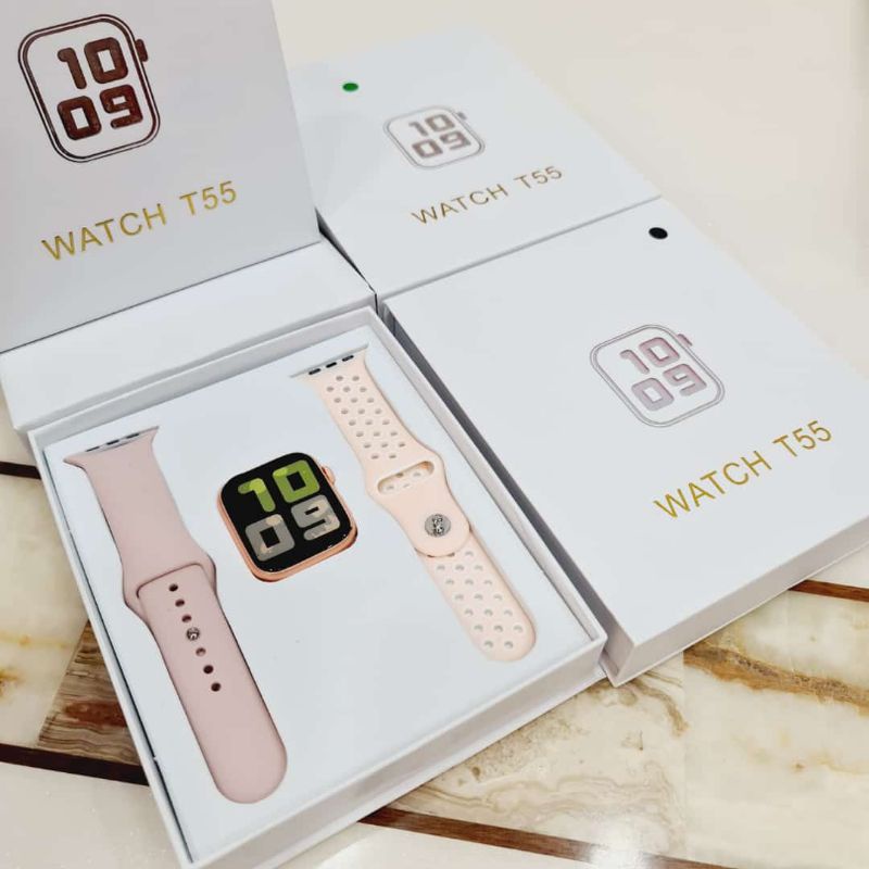 [Terlaris] SMARTWATCH T55 series 5 Fitpro Jam Tangan Smart Watch Anti Air Bluetooth Monitor Detak Ja