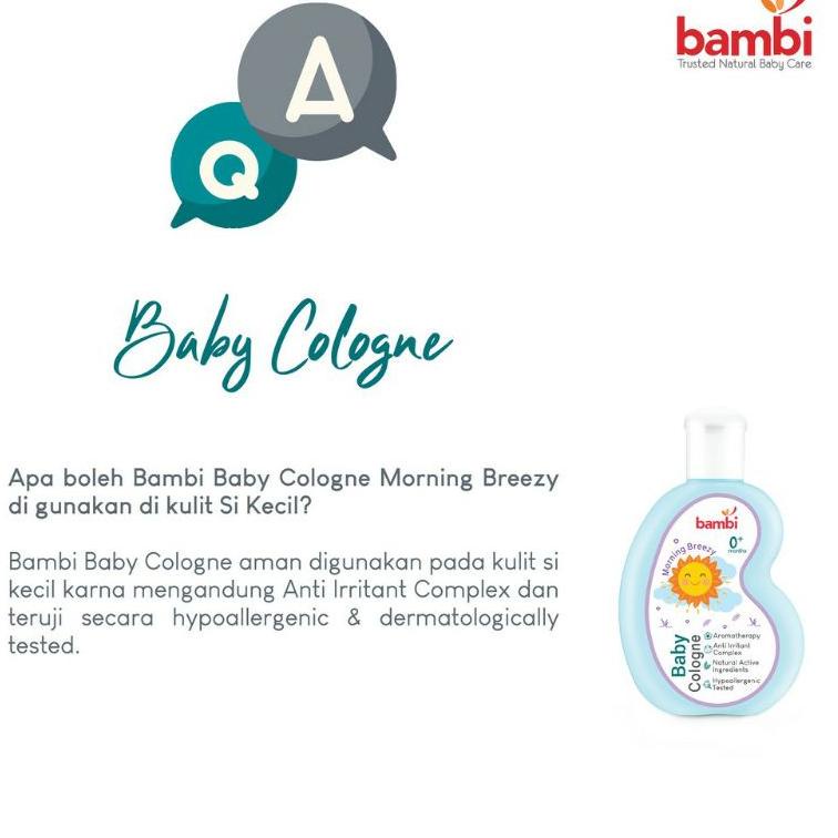 Homimart||Parfum Bayi Bambi Cologne 100ml//minyak wangi anak bayi100ml