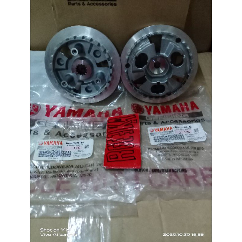 BK6-E6371-00+BK6-E6371-00 Yamaha rumah kopling kaki4+lawan/kaki3+lawan R15 yzf155 vixionR original