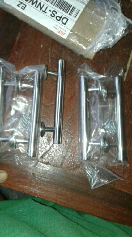 Bahan Tebal Handle Pintu Lemari 12cm Handle Laci Bulat Tarikan Lemari Laci Tarikan Gagang Minimalis