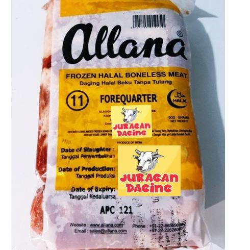 

【COD】 Daging India ALLANA Import 900 gr