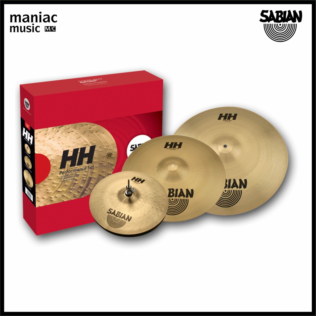 Sabian 15005 - HH Performance Set. Paket Cymbal. Hihat. Crash. Ride