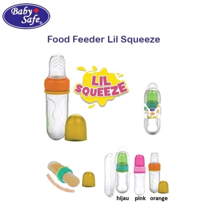 Babysafe food feeder lil squeeze JP030/ Wadah silikon