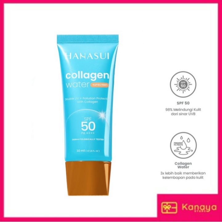 (BISA COD0 Hanasui Collagen Water Sunscreen SPF 50