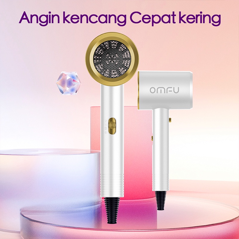 OMFU hair dryer adjustable hair dryer ion hair dryer disesuaikan Pengering rambut Multi-level hair dryer yang dapat