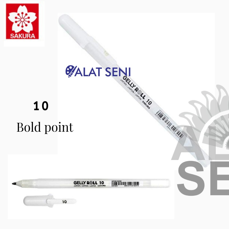 

Sakura Gelly Roll Classic Bold Point 10 - White