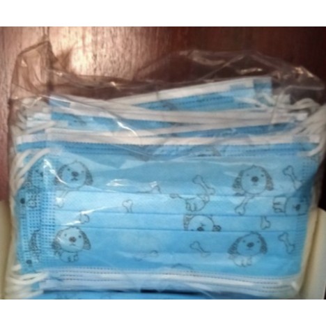 Masker Anak Motif RANDOM 3ply isi 50pcs Masker Anak Earloop