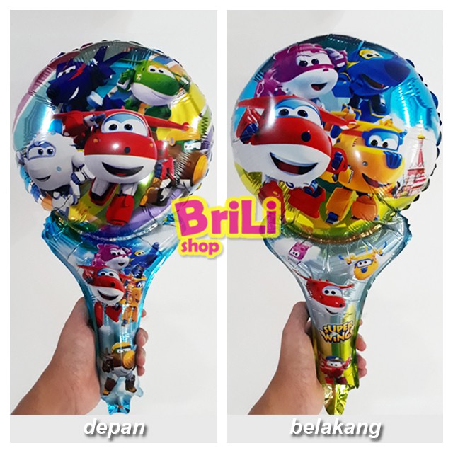 Balon Pentung Super Wings | Balon Raket | Balon Ulang Tahun