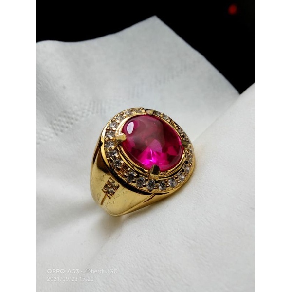 batu cincin merah rose bangkok